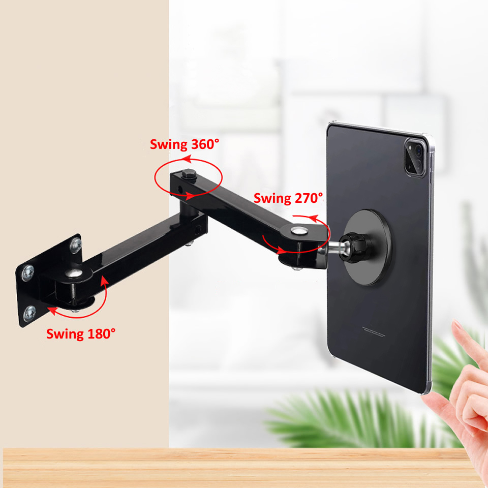Ulefone Tablet Accessories - Wall Mount Magnetic Tablet Stand Long