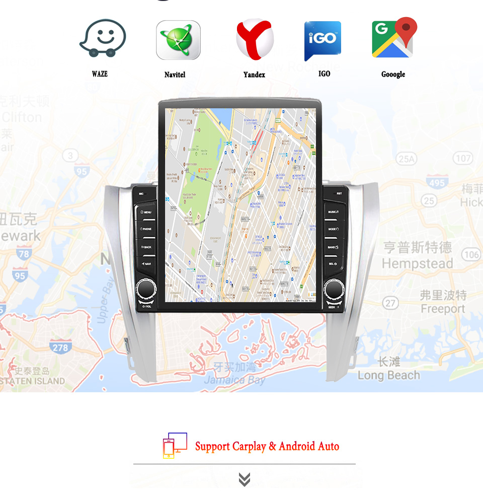 Tablet Danish Mobile & Accessories Faisalabad - 8G+128G Android 14 For Toyota Camry