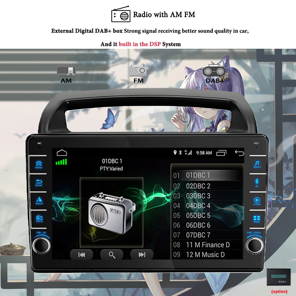 8G+128G Android 14 For Kia Car - Tablet Danish Mobile & Accessories Faisalabad recension och pris