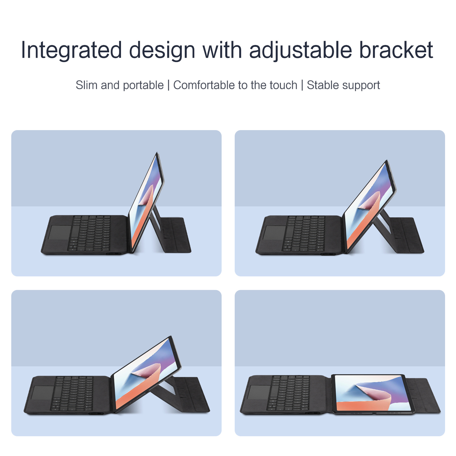 AJIUYU Touchpad Keyboard Case  - Tcl Tablet Accessories recension och pris