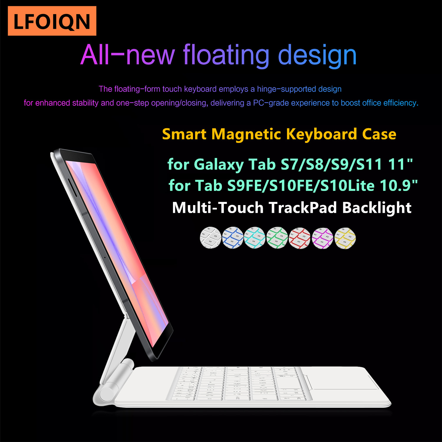 LFOIQN Magic Keyboard for Sams - Samsung Tablet With Accessories recension och pris