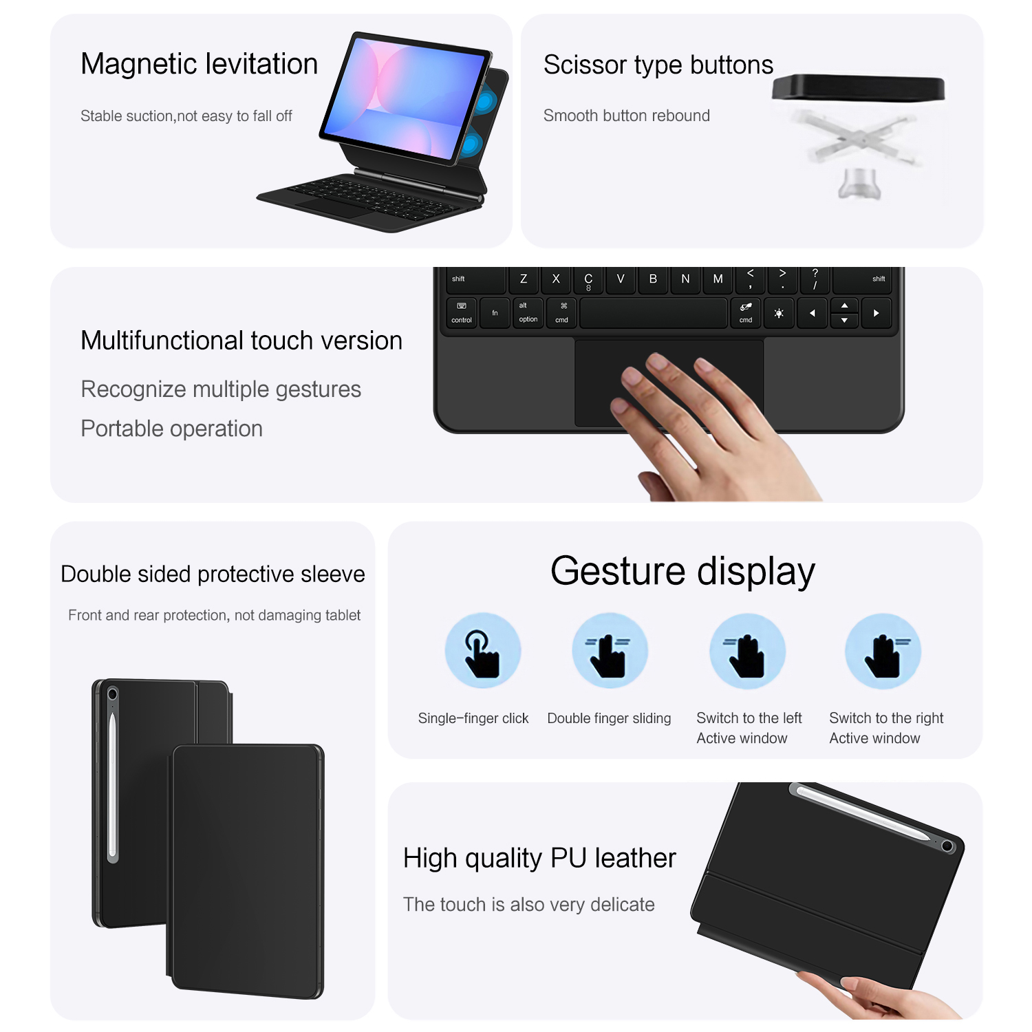 Magic Keyboard for Samsung Gal - Samsung Tablet With Accessories recension och pris