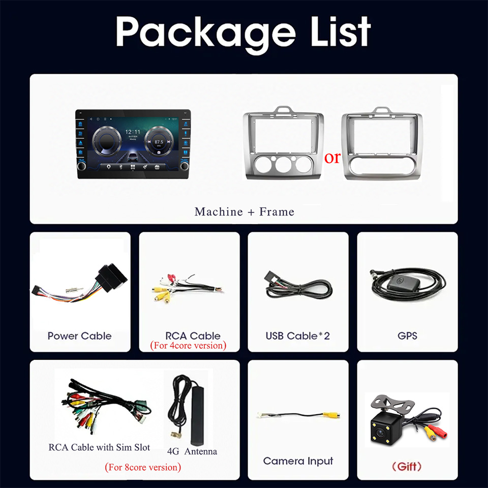 8G+128G Android 14 For Ford Fo - Tablet Danish Mobile & Accessories Faisalabad recension och pris
